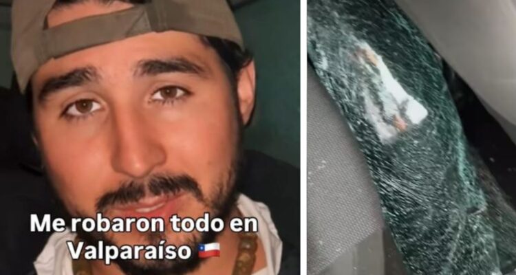 Desesperado llamado de influencer mexicano por millonario robo en Valparaíso: “Te llevaste mi vida”
