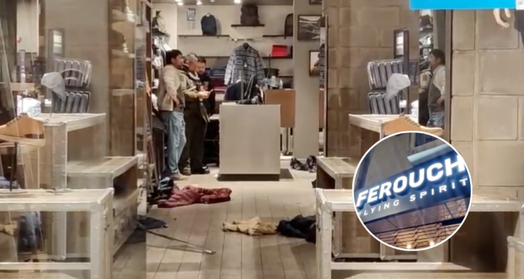 Dos detenidos tras ser pillados en pleno robo contra tienda de ropa en el centro de Santiago