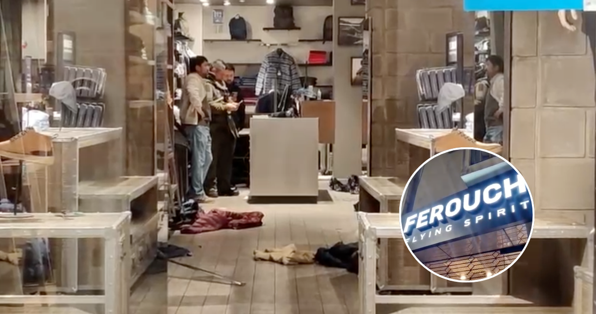 Dos detenidos tras ser pillados en pleno robo contra tienda de ropa en el centro de Santiago