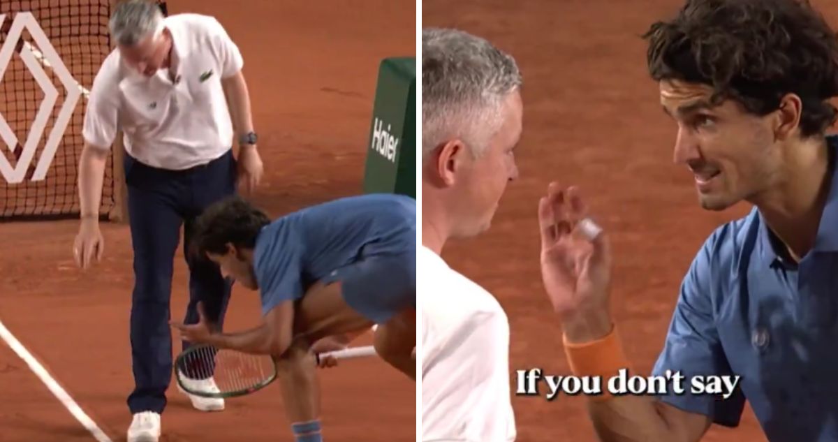 Francés Pierre-Hugues Herbert estalló contra juez en partido de Roland Garros.