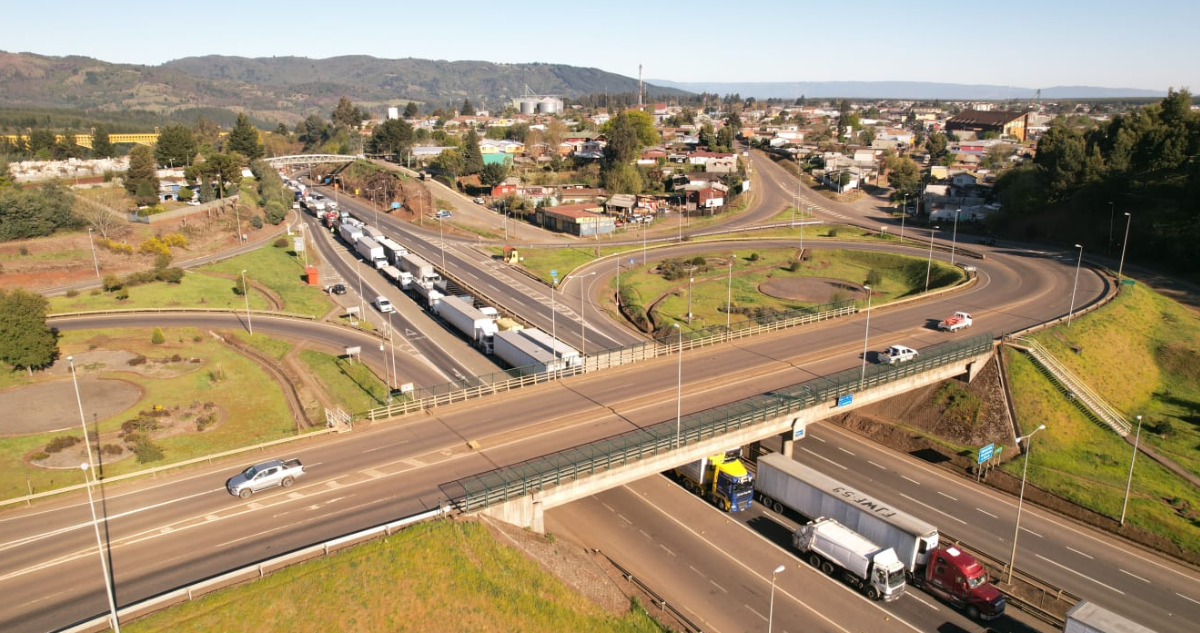 Actual concesión de Ruta 5 Sur en tramo de La Araucanía se extenderá en 9 meses