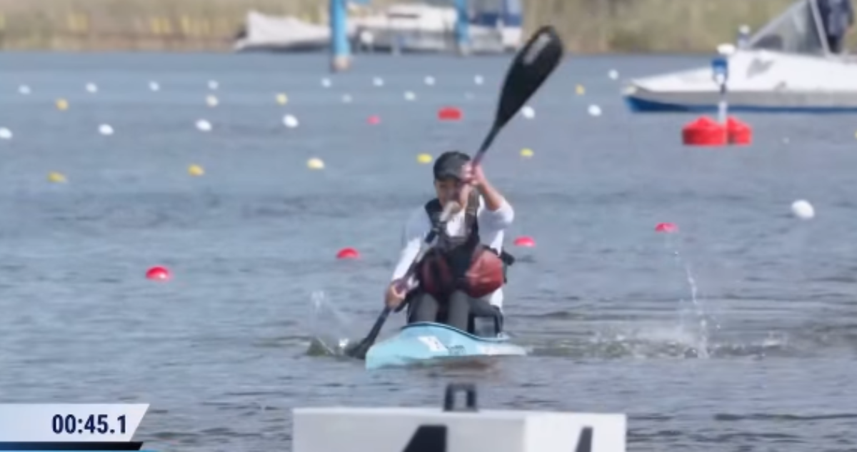 Sana costumbre Katherine Wollermann gana oro en la Copa del Mundo de paracanoe