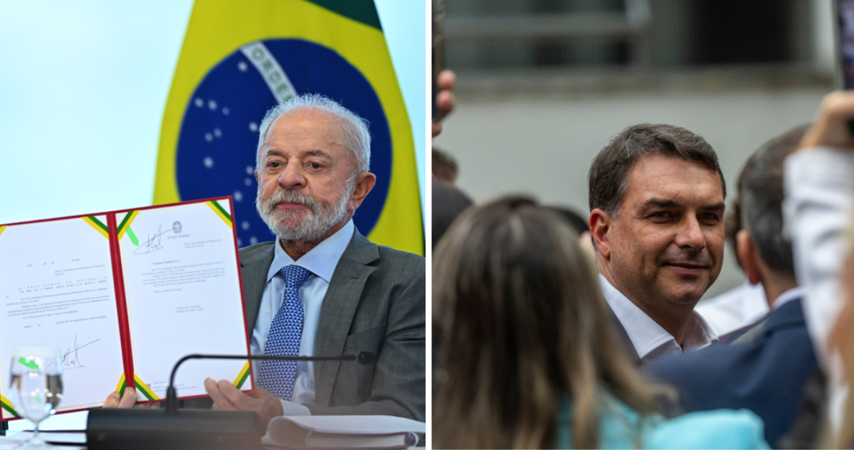 Según encuesta Lula y Flávio Bolsonaro están empatados a 5 meses de las elecciones en Brasil