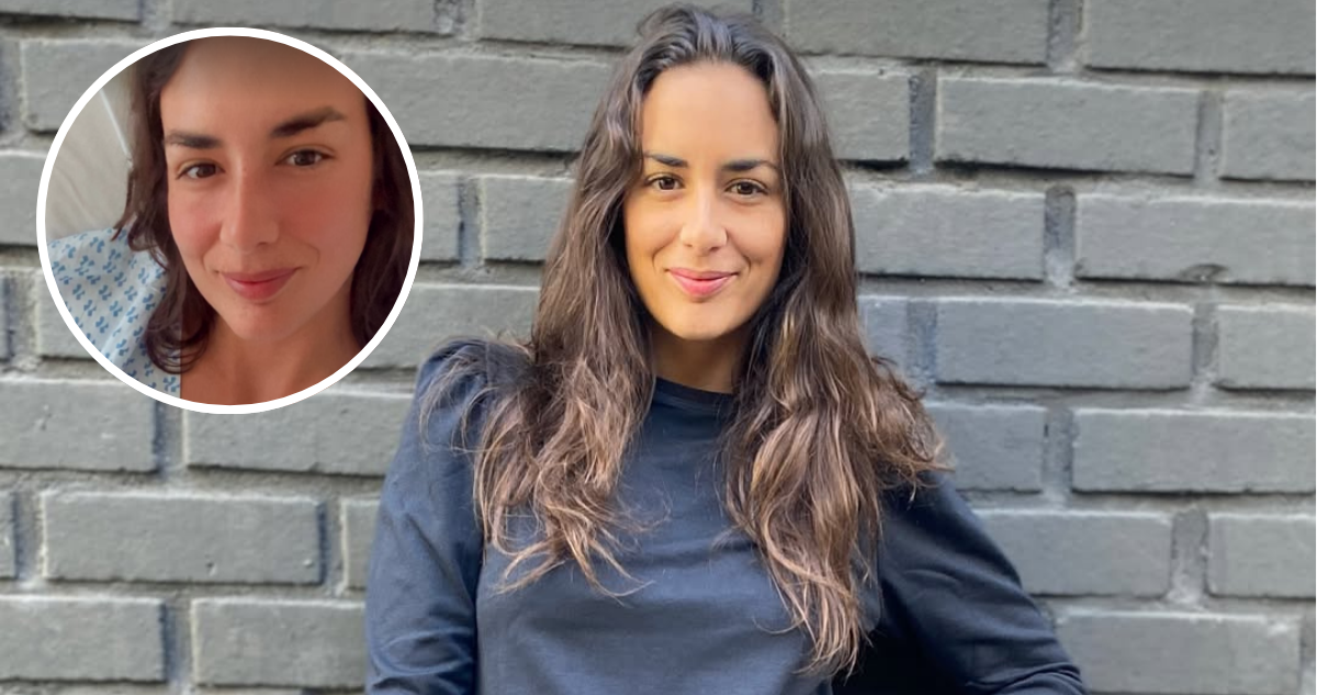 Simone Mardones en referencia a hospitalizacion por periamigdalitis flegmonosa
