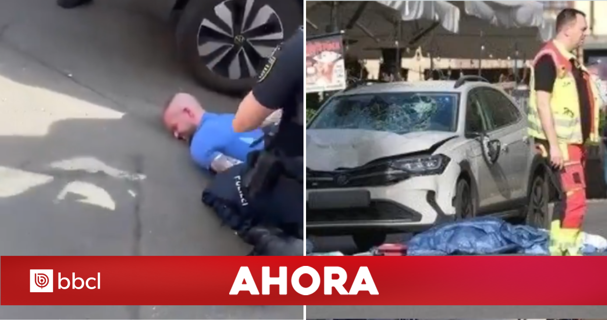 Atropello múltiple deja 2 muertos y 22 heridos en Alemania: sujeto aceleró auto en una calle peatonal