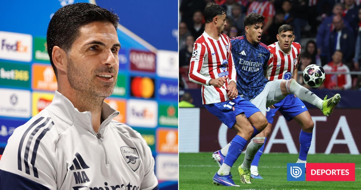 Champions: Arteta pide a sus jugadores del Arsenal "salir como bestias" ante Atlético Madrid