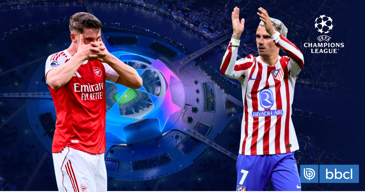 Alarma de partidazo en Champions: Arsenal vs Atlético de Madrid ¿A qué hora juegan y dónde verlo?