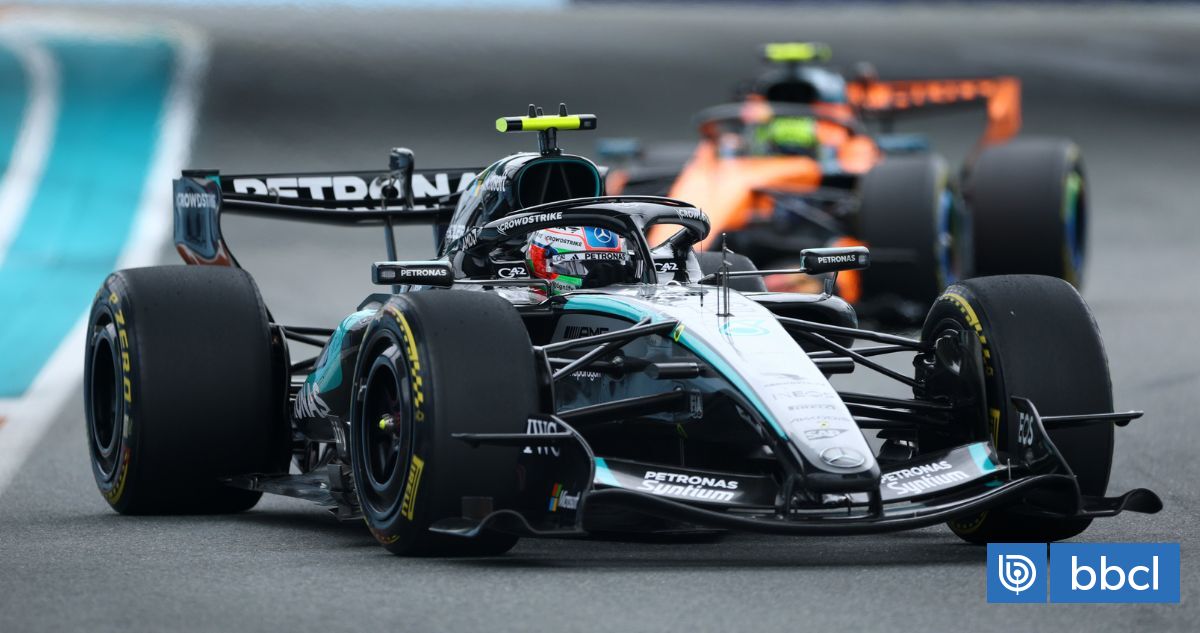 Tercera victoria al hilo: Kimi Antonelli resistió asedio de los McLaren y ganó el GP de Miami de F1