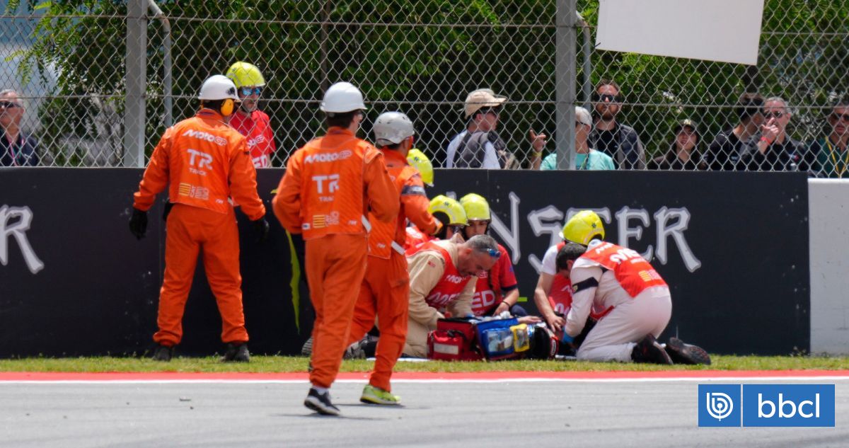 Piloto español salva de milagro tras choque y volar a alta velocidad en MotoGP: solo dos fracturas