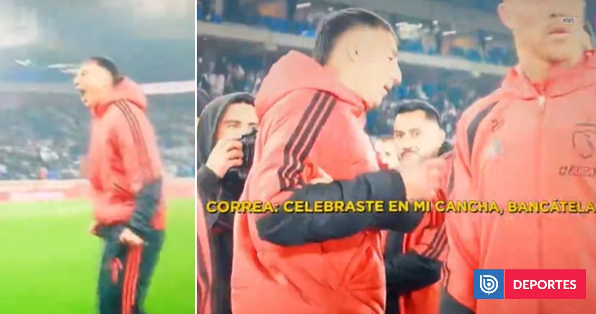 TV capta momento exacto del origen de pelea UC-Colo Colo: el festejo de Correa que 'sacó' a Bernedo