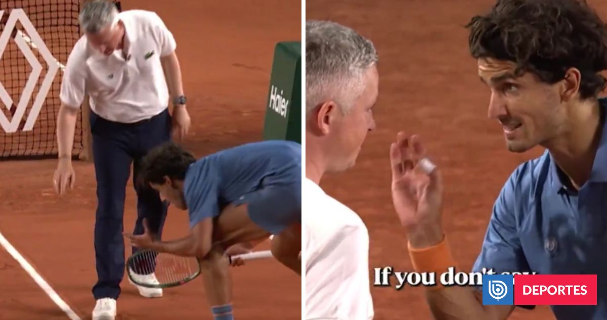 VIDEO | Tenista francés armó polémica en Roland Garros con amenaza a árbitro: 