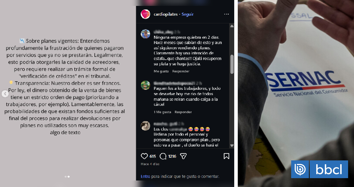 Sernac cita representante legal de gimnasio que vendió planes anuales de hasta $429 mil y luego quebró
