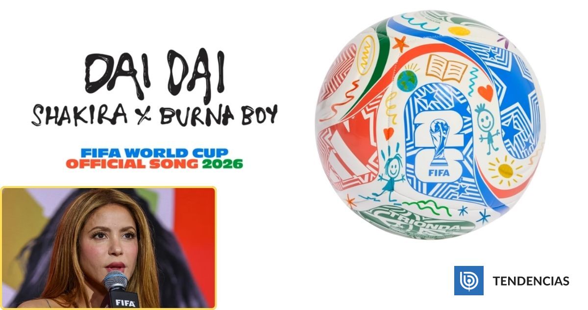 Escucha aquí "Dai Dai", la nueva canción del Mundial 2026 de Shakira