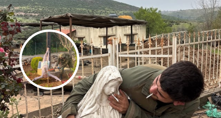 Soldado israelí profana estatua de la Virgen María en el Líbano: días antes dañaron imagen de Cristo