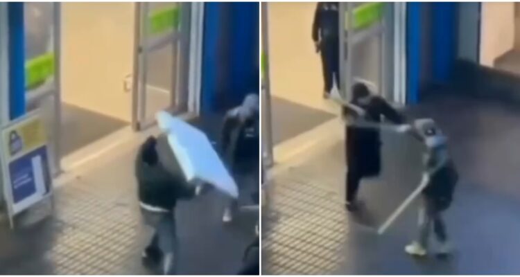 Sujetos atacan a guardias que fueron sorprendidos robando en supermercado de Concón