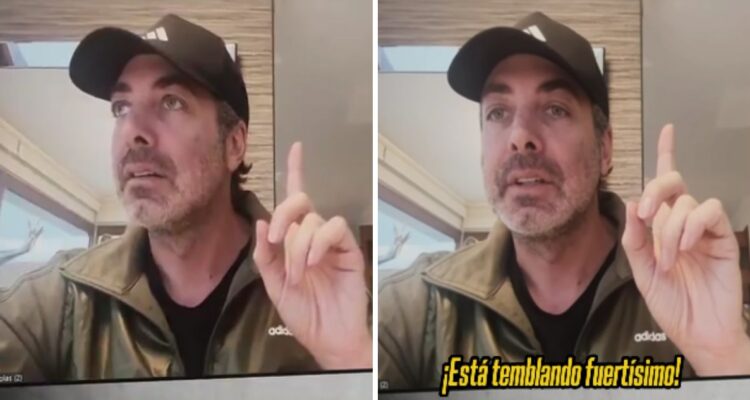 Nicolás Massú fue sorprendido por temblor magnitud 6.0 mientras daba entrevista.