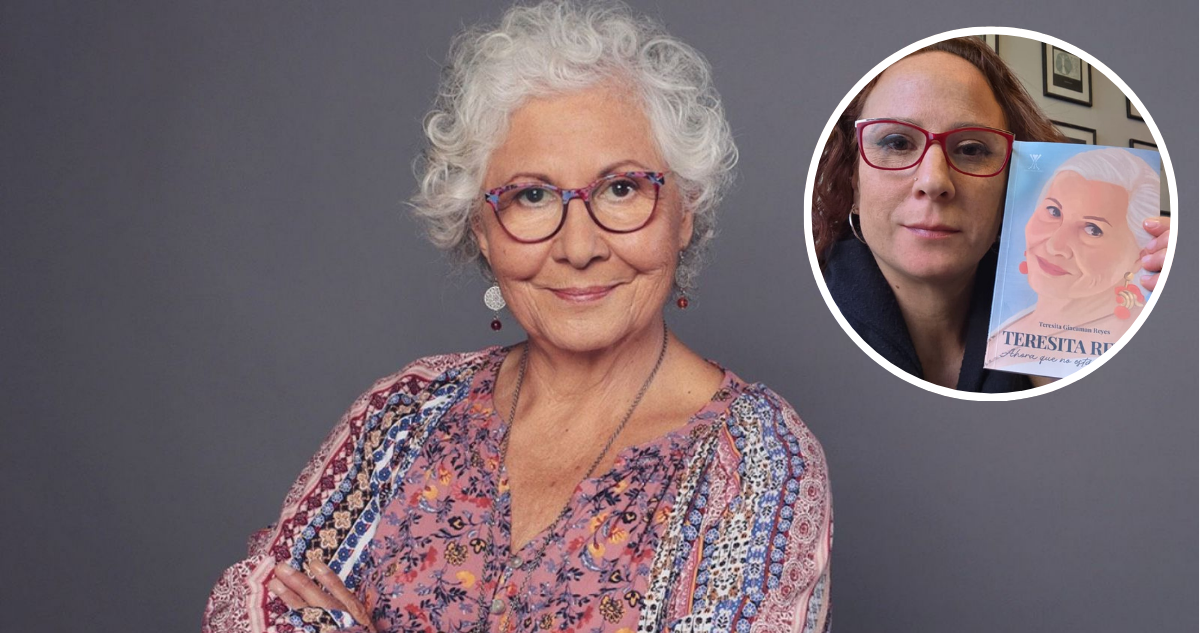 Teresita Reyes y Teresita Giacaman en referencia a libro sobre su madre