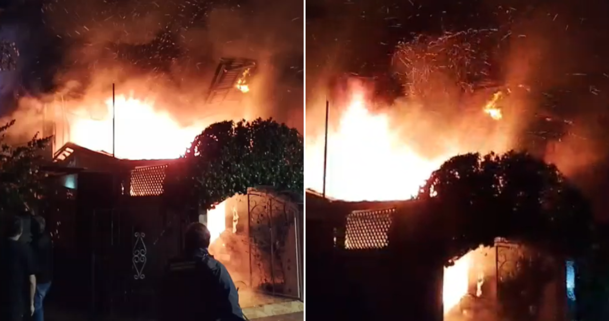 Tres adultos mayores fallecieron en un incendio en San Joaquín, región Metropolitana
