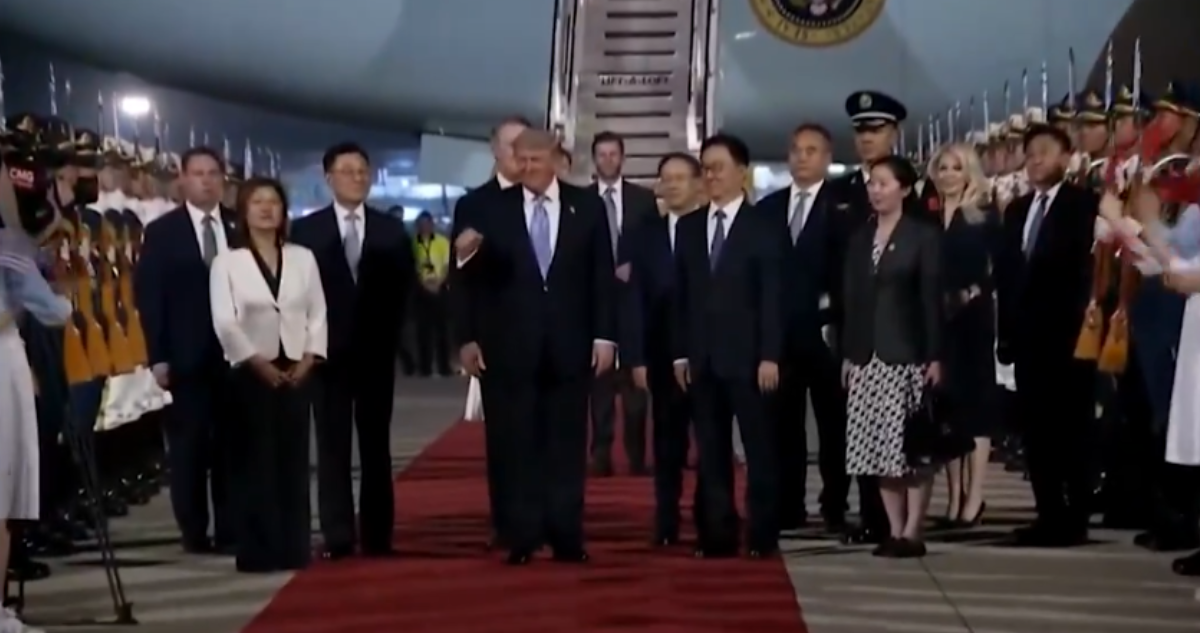 Trump en China