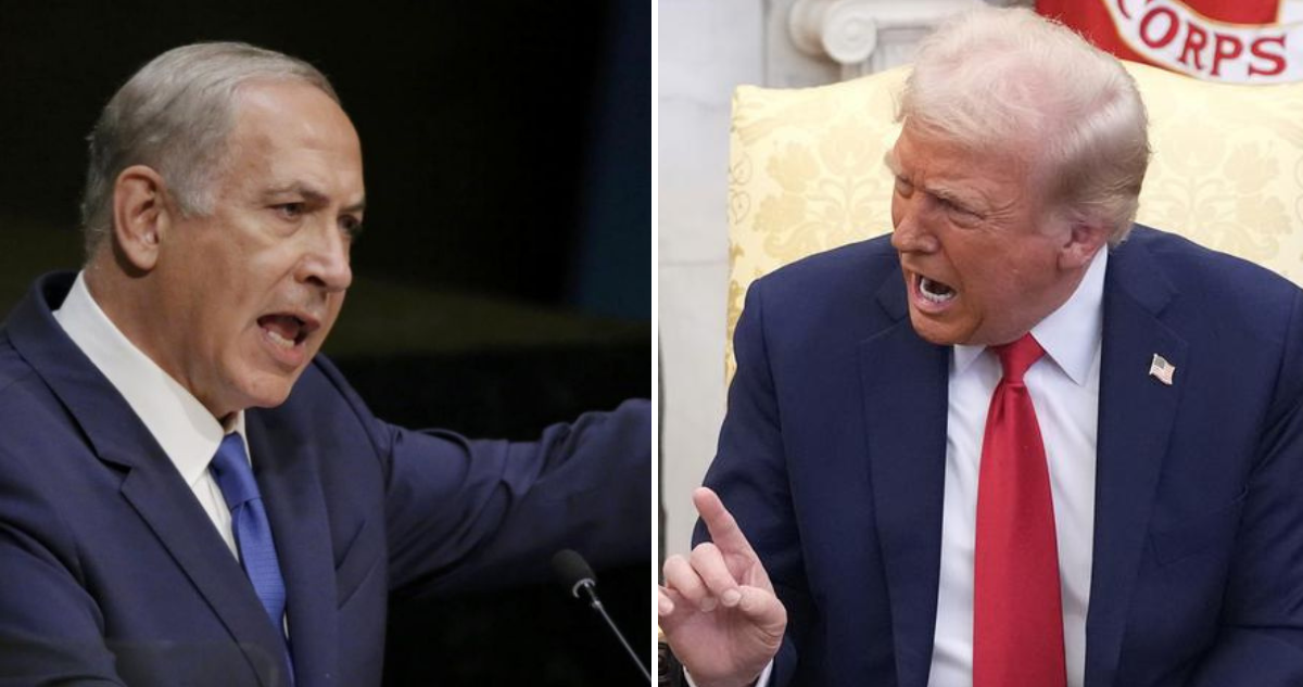 Presunta discusión entre Netanyahu y Trump
