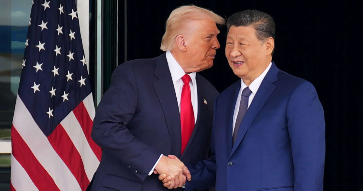 Trump y Xi en China