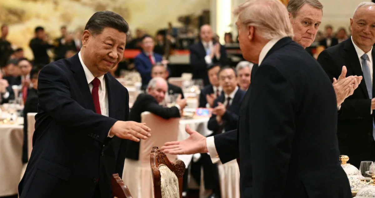Trump y Xi en China