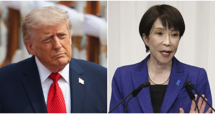 Trump habla con la primera ministra de Japón, Sanae Takaichi, tras concluir su visita a China