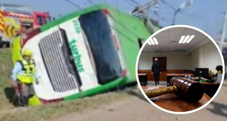 Indagan posible descompensación de chofer de Turbus tras mortal volcamiento en Ruta 5 Sur en Teno