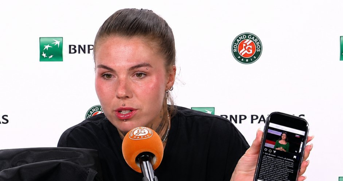 Ucraniana Oliynykova previo a duelo ante Shnaider en Roland Garros
