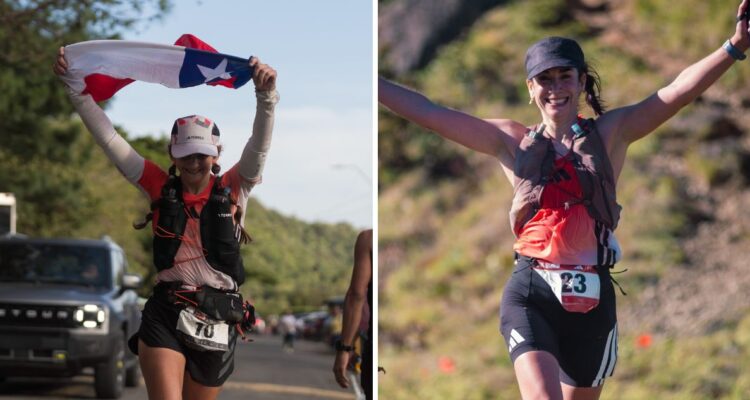 Pepa Canales (a la izquierda) y Katherine Cañete se subieron al podio en exigente Ultra Panamá Trail Series.