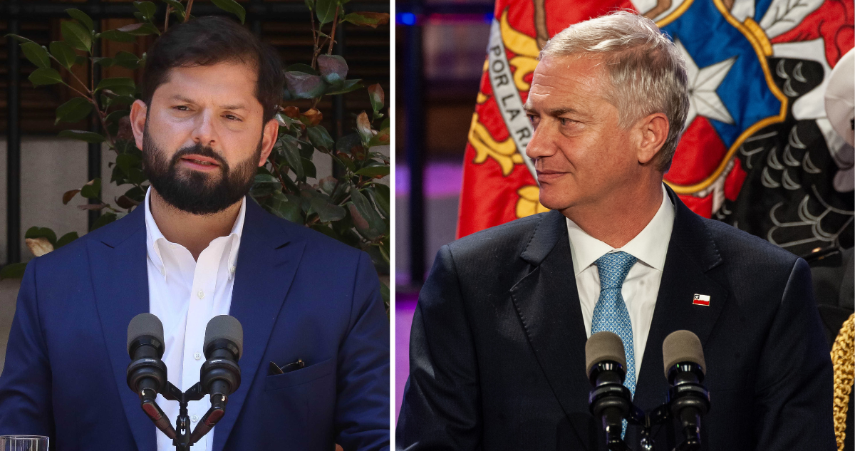 Gabriel Boric y José Antonio Kast