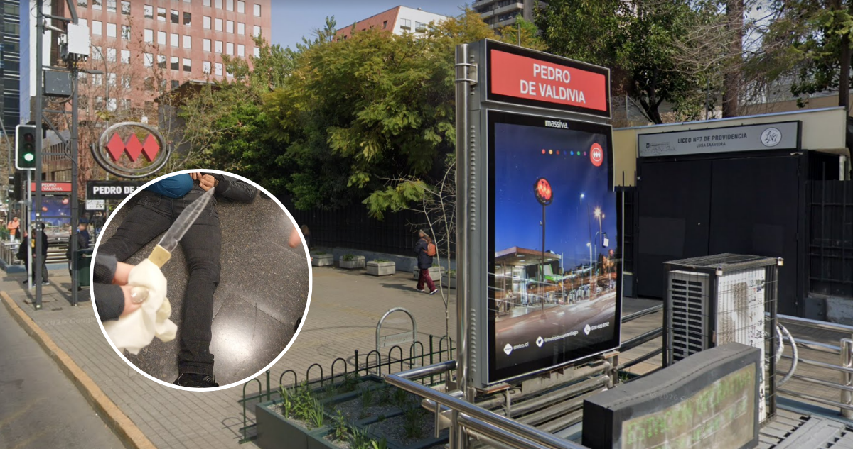 Vigilante fue apuñalado en medio de riña al interior de Metro Pedro de Valdivia agresor fue capturado