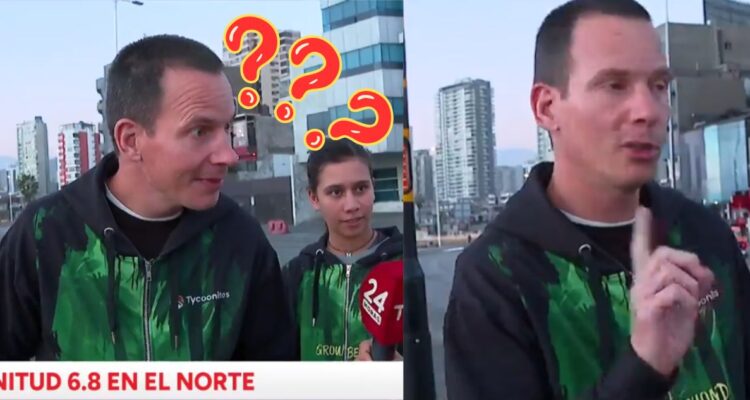 ¿Cómo dice que dijo? Periodista de TVN es viral por pregunta en spanglish tras temblor en Antofagasta