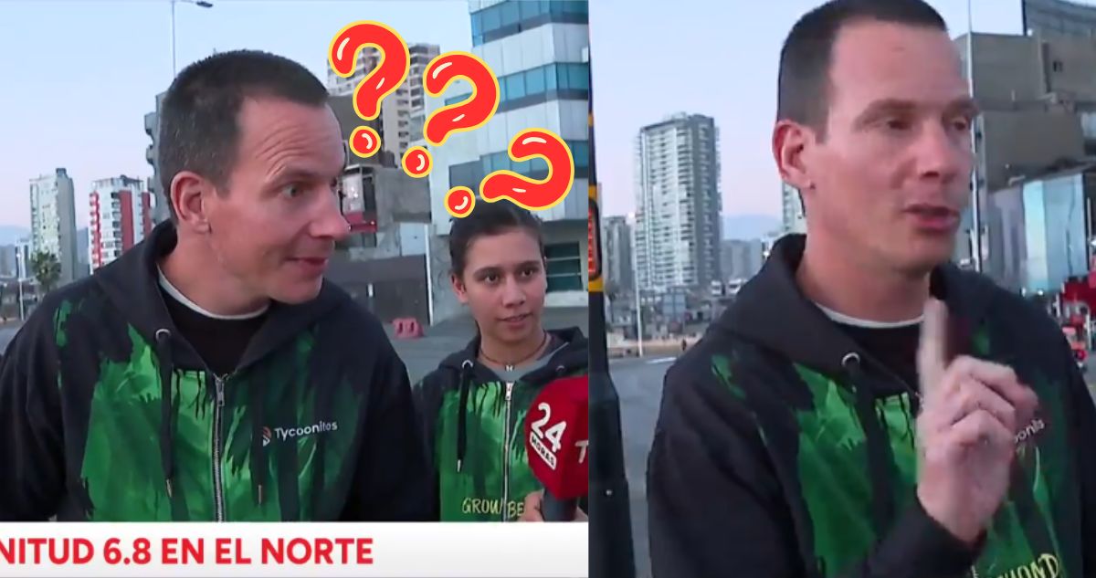 ¿Cómo dice que dijo? Periodista de TVN es viral por pregunta en spanglish tras temblor en Antofagasta