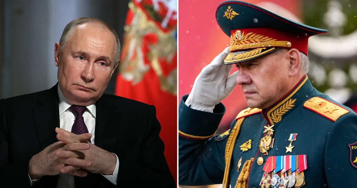 Vladimir Putin y Sérgei Shoigú