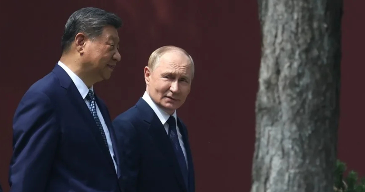Los presidentes de Chine y Rusia, Xi Jinping y Vladimir Putin, respectivamente