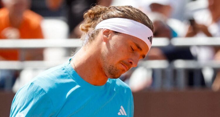 Desaprovechó puntos de partido, perdió 0-6 y culpó a la cancha: Zverev se despidió de Roma con papelón