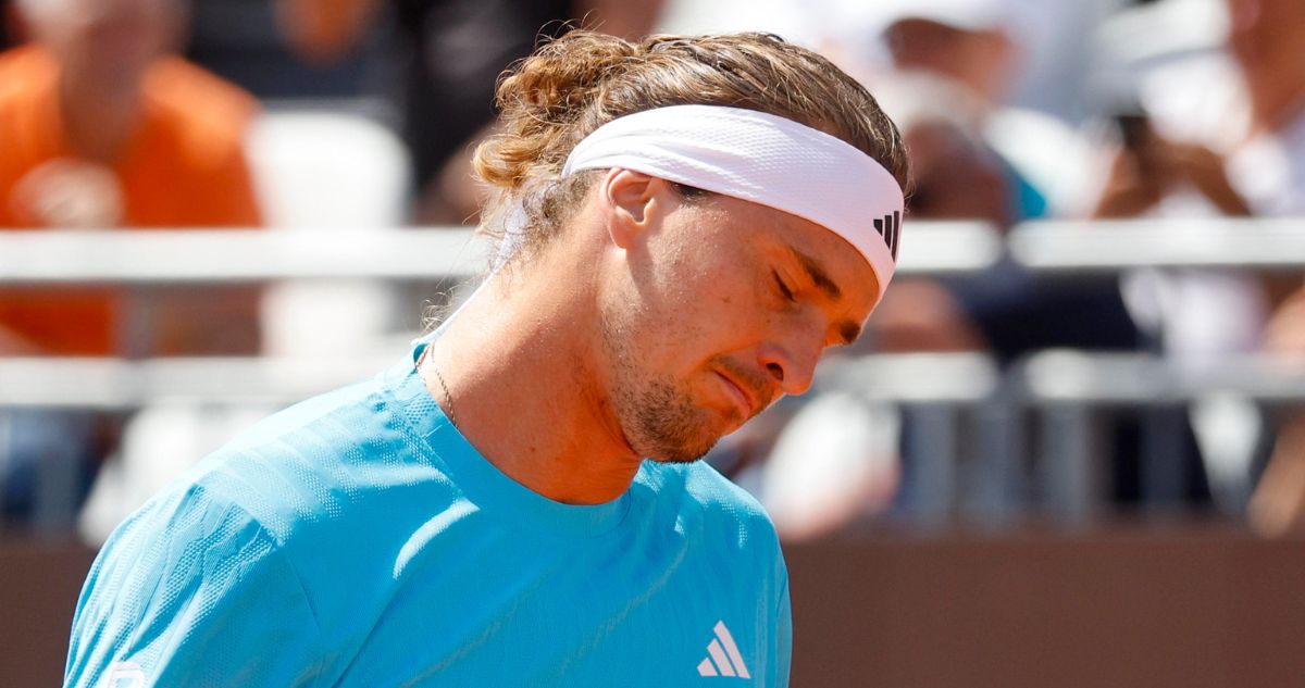 Desaprovechó puntos de partido, perdió 0-6 y culpó a la cancha: Zverev se despidió de Roma con papelón
