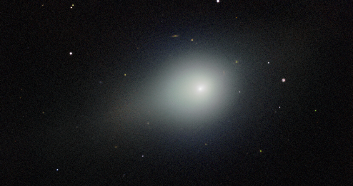 Foto del cometa 3I/ATLAS