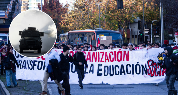 Carabineros se autodenuncia por incidente donde carro lanza gases impactó y botó a joven en Concepción