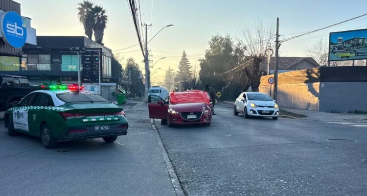 Conductor muere tras sufrir descompensación y colisionar con otro vehículo en Curicó