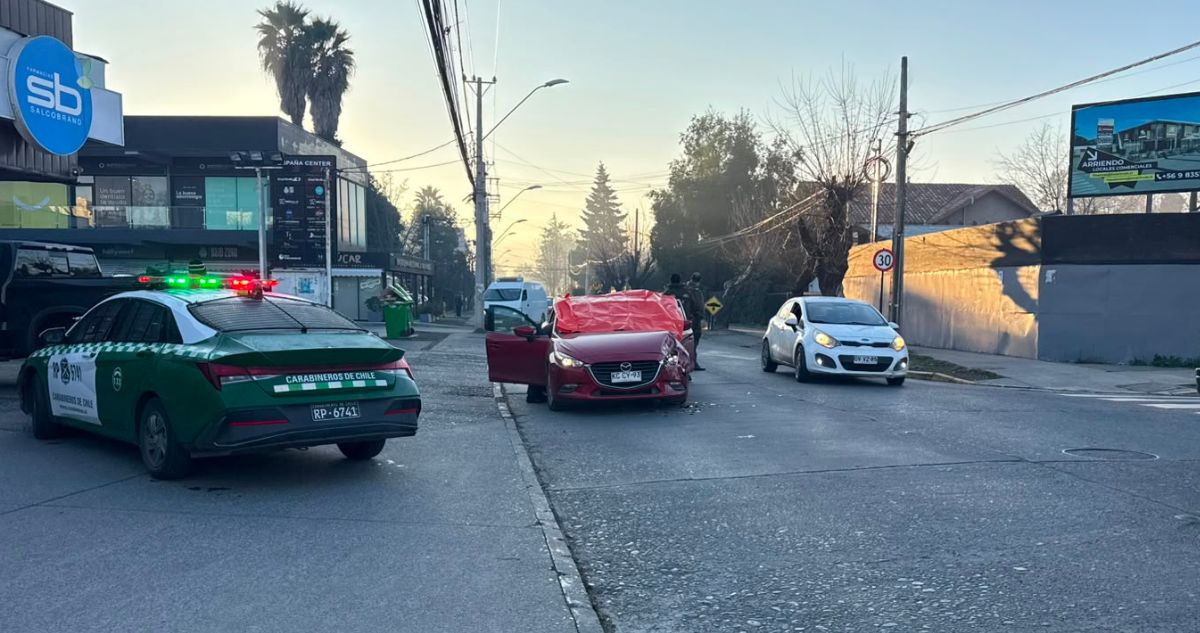 Conductor muere tras sufrir descompensación y colisionar con otro vehículo en Curicó