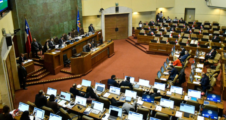 Cámara de Diputados durante acusación constitucional.
