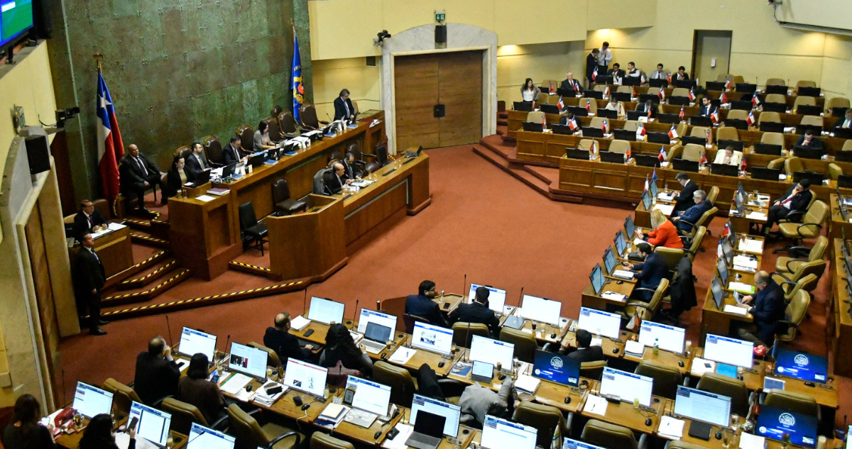 Cámara de Diputados durante acusación constitucional.