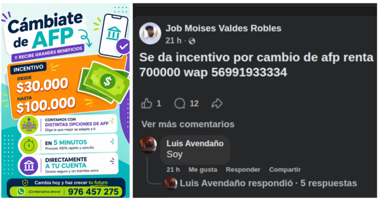 Alerta por pago de coimas a usuarios por cambiarse de AFP: Supuestos ejecutivos circulan en las redes