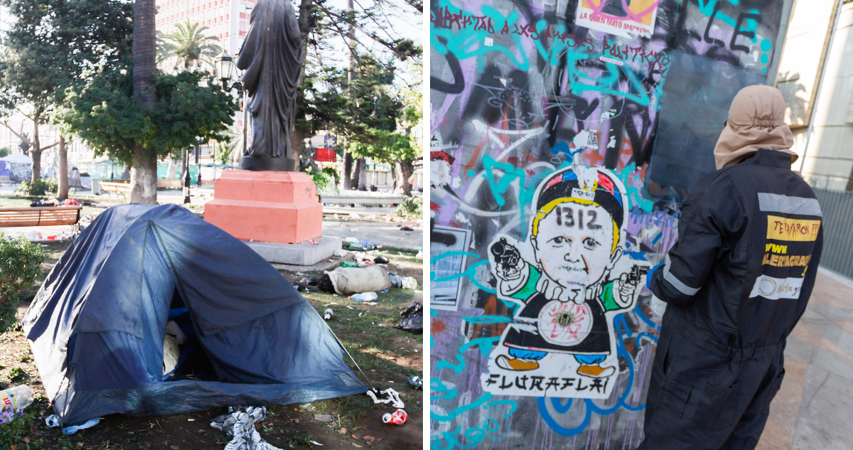 Alcohol en la calle y rayados entre otras incivilidades que podrían llevar a perder gratuidad y PGU