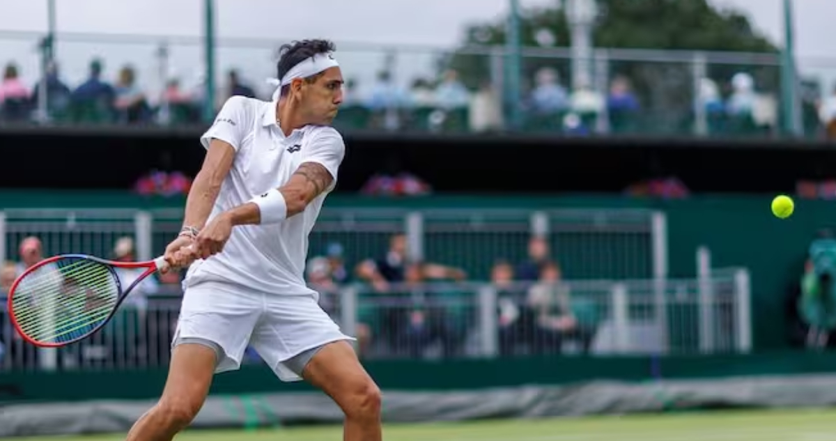 Alejandro Tabilo en Wimbledon