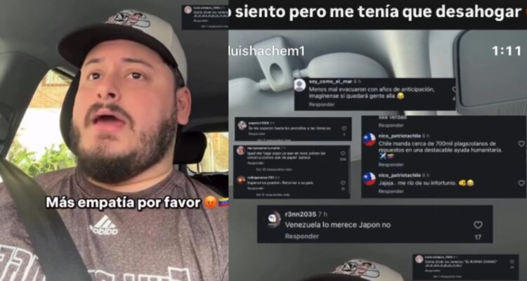 Comediante venezolano se enfurece por crueles comentarios en redes tras el mortal doble terremoto