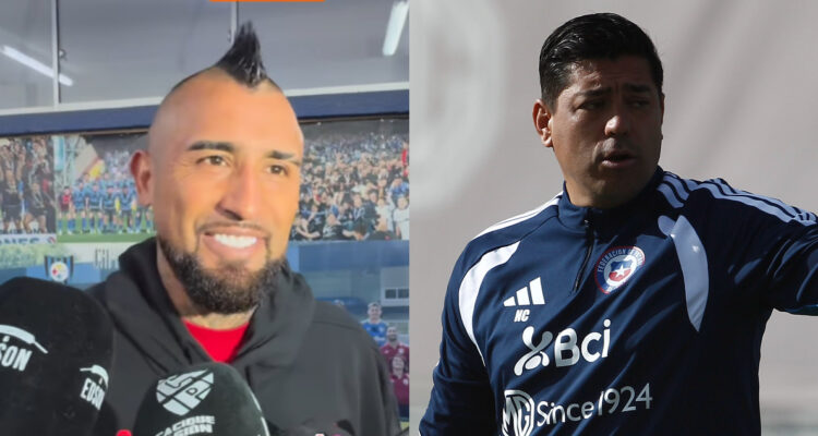 Arturo Vidal y Nicolás Córdova foto de contexto