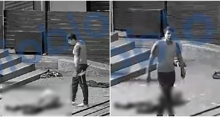 VIDEO | Hombre es brutalmente atacado por persona en situación de calle en el centro de Concepción